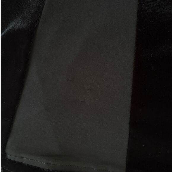 Glamtastic Velvet Panel Mini Dress Black Gothic Y2K Fit & Flare Party Grunge 10 - Picture 8 of 8